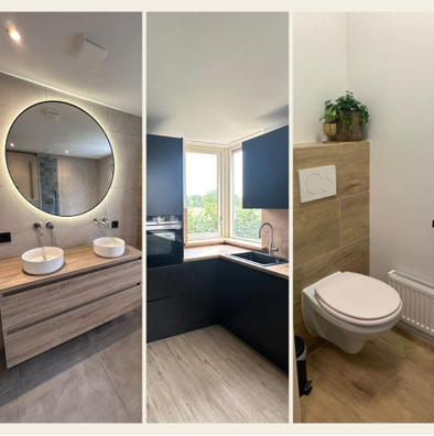 Keuken, badkamer of toilet renovatie Arnhem